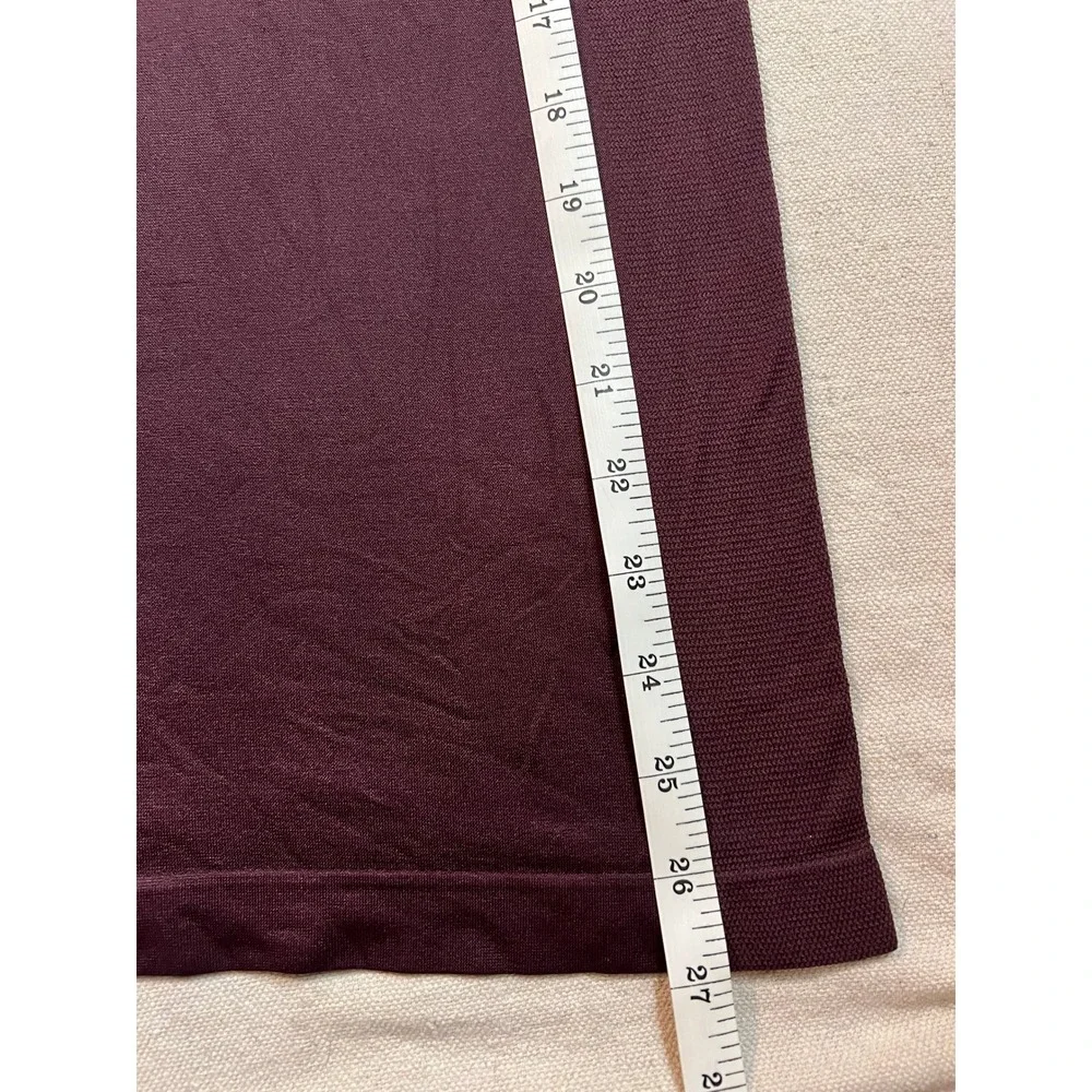 YoungLA Immortal Seamless Shirt Mens Medium Burgundy Maroon Athletic Gym Tee